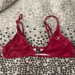 BoutineLA Plum Red Petite Top